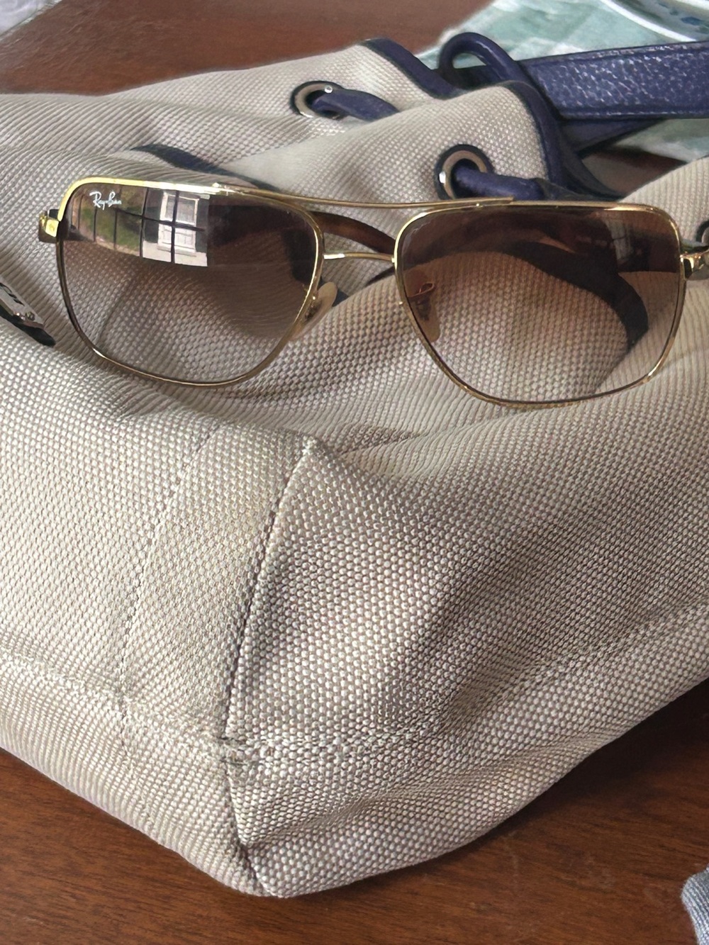 Ray-Ban ® RB3483 Tortoise Sunglasses Gradient Brown Gold 60-16-140 2N